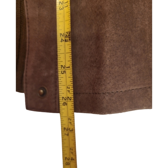 Brown Leather jacket by bagstelle 1x - Picture 10 of 10